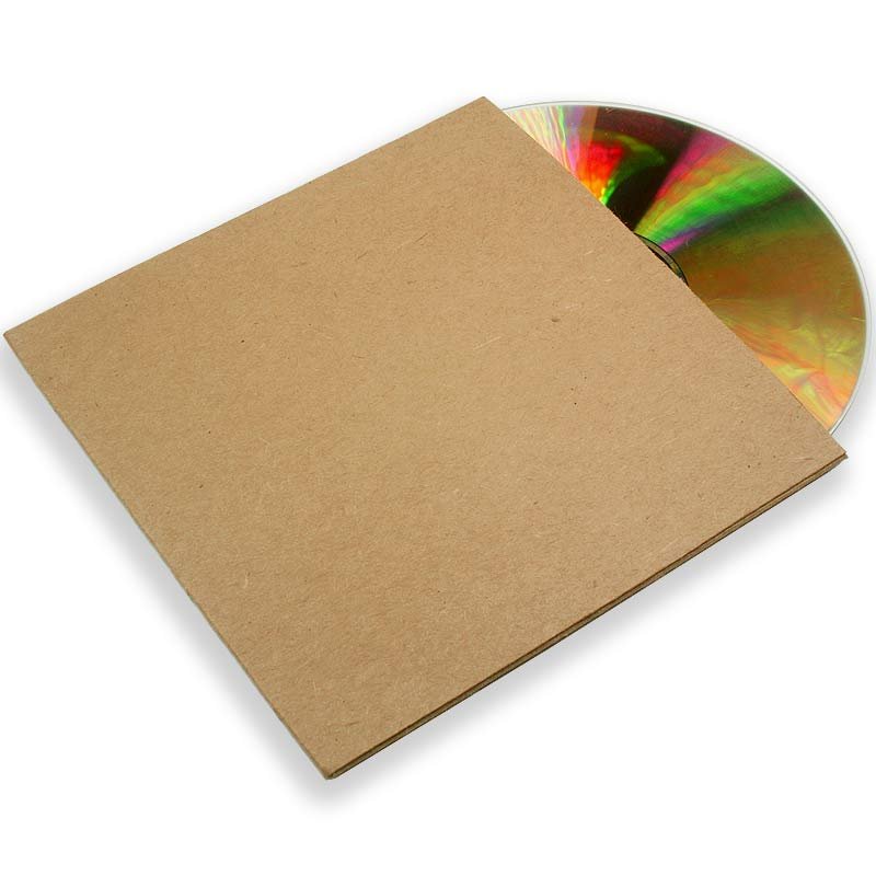 Pochette pour CD single en carton kraft