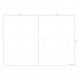 Gabarit cartonnage photo 15x21-15x23 sérigraphie blanche sur carton noir